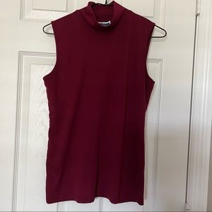 Karen Scott sleeveless turtleneck like new